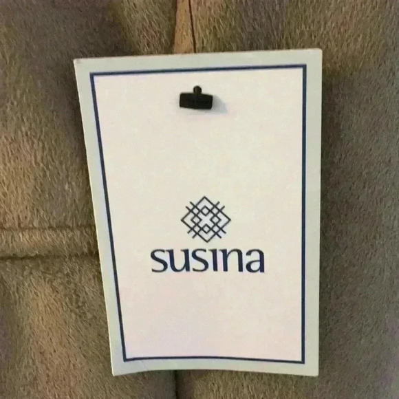 Vegan suede and shearling vest - Picture 3 of 3